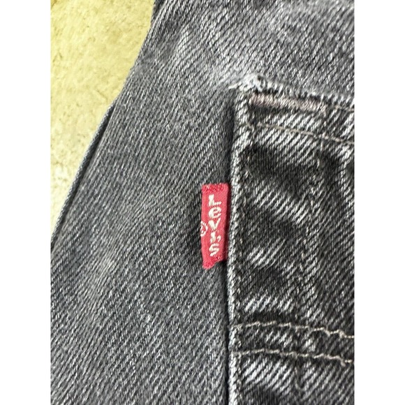 Vtg Women's Levi's 501 Jeans Made in USA Black Button Fly - Picture 9 of 16